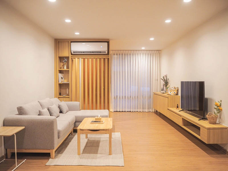 Ánh sáng trong thiết kế nội thất nhà phố 2 tầng