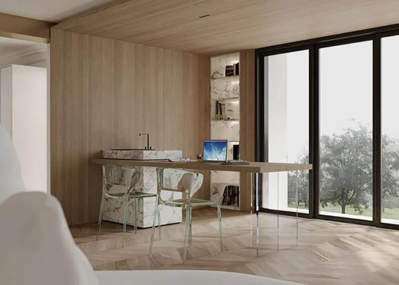 Nhà phố tân cổ điển 4 tầng diện tích 181m2