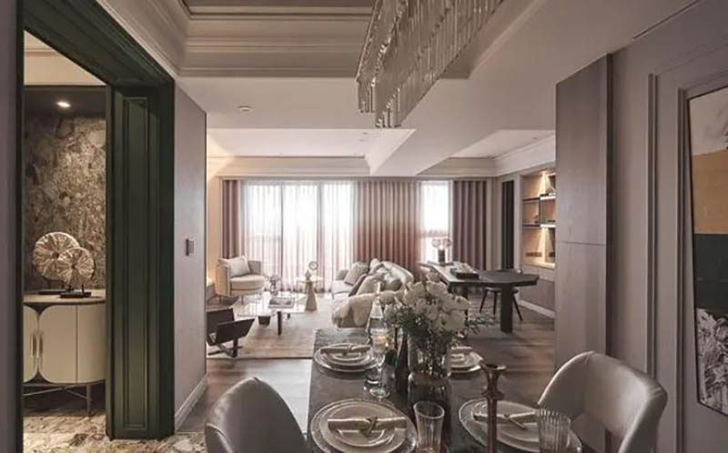 Nhà phố tân cổ điển diện tích nhỏ 98m2