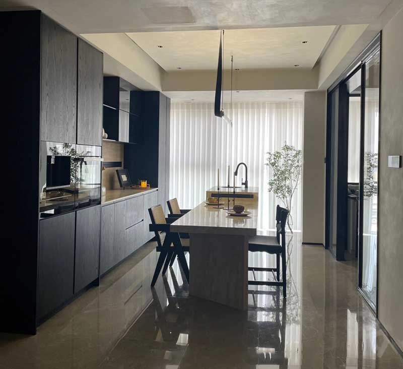Mẫu nhà phố phong cách Indochine 3 tầng diện tích 150m2