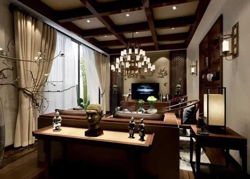 Mẫu nhà phố phong cách Indochine 2 tầng diện tích 225m2